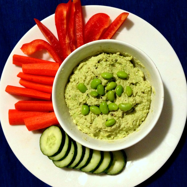 Ginger-Lime Edamame Dip - www.cloudthyme.com